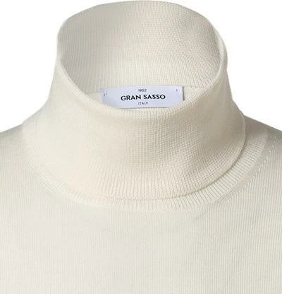 Budget ⌛ Gran Sasso Rolli 55157/14290/005 Rollkragenpullover, Merinowolle extrafein, Ecru, Creme 👍 5 Budget ⌛ Gran Sasso Rolli 55157/14290/005 Rollkragenpullover, Merinowolle extrafein, Ecru, Creme 👍 – Bild 3