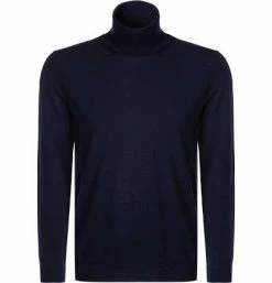 Bestes Angebot 🎉 BOSS Rollkragenpullover Musso 50392083/402 Slim Fit, Schurwolle, Navy, Dunkelblau 🥰