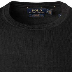 Bestpreis 🌟 Polo Ralph Lauren Pullover 710714346/001 Slim Fit, Merinowolle waschbar, Schwarz 👏 -Pullover & Strickjacken Verkäufe 327426 norm2