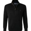 Beste Bewertungen von 🧨 Polo Ralph Lauren Zip Cardigan 710716745/001 Merinowolle, Schwarz ❤️ -Pullover & Strickjacken Verkäufe 327484 norm