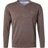 Brandneu ⌛ Fynch-Hatton Pullover SFPK 211/860 Baumwolle, Dunkelbraun meliert, Grau ⌛ -Pullover & Strickjacken Verkäufe 328563 norm