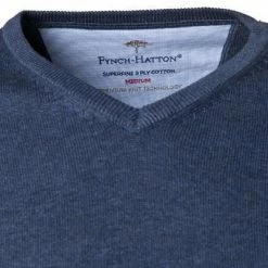 Beste Bewertungen von ✔️ Fynch-Hatton Pullover SFPK 211/680 Baumwolle, Capriblau meliert, Nachtblau 😍 -Pullover & Strickjacken Verkäufe 328564 norm2