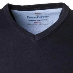 Blitzangebot 🥰 Fynch-Hatton Pullover SFPK 211/690 Baumwolle, Navy meliert, Dunkelblau 🛒 -Pullover & Strickjacken Verkäufe 328566 norm2
