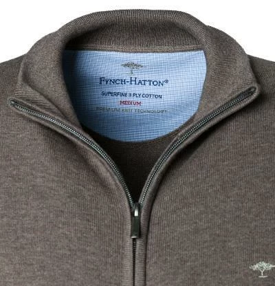 Angebote 👏 Fynch-Hatton Cardigan SFPK 212/860 Baumwolle, Graubraun meliert, Grau ❤️ 4 Angebote 👏 Fynch-Hatton Cardigan SFPK 212/860 Baumwolle, Graubraun meliert, Grau ❤️ – Bild 2