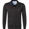 Brandneu 👏 Fynch-Hatton Cardigan SFPK 212/998 Baumwolle, Schwarz meliert, Schwarz 😍