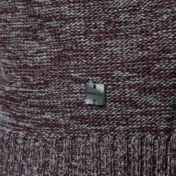 Coupon ⌛ Daniel Hechter Crew Neck Pullover 65028/192808/360 Modern Fit, Wolle, Bordeaux meliert, Dunkelrot 🌟 -Pullover & Strickjacken Verkäufe 330207 norm3