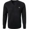 Budget 💯 Fred Perry V-Pullover K7502/102 Wolle, Schwarz 🔥 1 Budget 💯 Fred Perry V-Pullover K7502/102 Wolle, Schwarz 🔥 -Pullover & Strickjacken Verkäufe 331226 norm