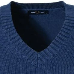Bestpreis 🛒 Fred Perry V-Pullover K7502/143 Wolle, Dunkelblau 😀 6 Bestpreis 🛒 Fred Perry V-Pullover K7502/143 Wolle, Dunkelblau 😀 -Pullover & Strickjacken Verkäufe 331227 norm2