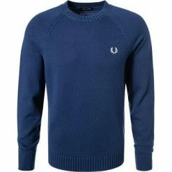 Coupon 👍 Fred Perry Pullover K7501/143 Wolle, Dunkelblau 🎁