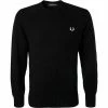 Aktion 🌟 Fred Perry Pullover K7501/102 Wolle, Schwarz 💯