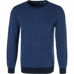 Aktion 🔔 Gant Pullover 8050073/433 Merinowolle, Marineblau gemustert, Dunklelblau 🤩