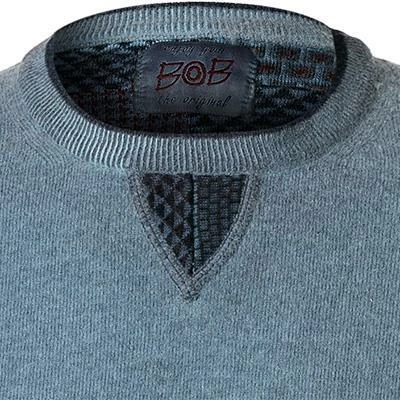 Aktion 🔥 BOB Strickpullover ASTERIX UNICA/BLU Wolle, Taubenblau meliert ⌛ 5 Aktion 🔥 BOB Strickpullover ASTERIX UNICA/BLU Wolle, Taubenblau meliert ⌛ – Bild 3