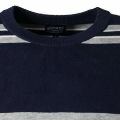 Rabatt 👍 Jockey Sweater 43015/463 Pullover, Baumwolle, Navy gestreift, Nachtblau ⌛ -Pullover & Strickjacken Verkäufe 337388 norm2