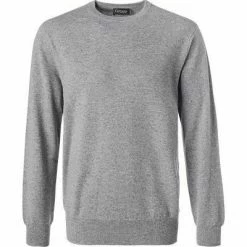 Angebote 😀 Cipriani Pullover CR62/7661/SW614 Baumwolle-Seide, Grau meliert, Grey 🌟