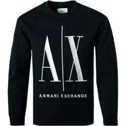Bester Verkauf 😍 ARMANI EXCHANGE Pullover 8NZMPA/ZJ1ZZ/1510 Sweatshirt, Baumwolle, Marine ⌛