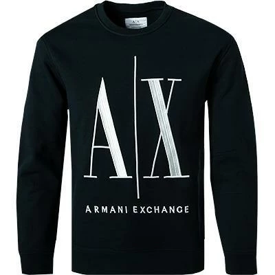 Bester Verkauf 😍 ARMANI EXCHANGE Pullover 8NZMPA/ZJ1ZZ/1510 Sweatshirt, Baumwolle, Marine ⌛ 4 Bester Verkauf 😍 ARMANI EXCHANGE Pullover 8NZMPA/ZJ1ZZ/1510 Sweatshirt, Baumwolle, Marine ⌛ – Bild 2