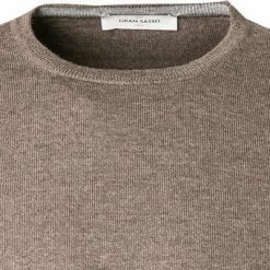 Besorgen 🔔 Gran Sasso Pullover 55167/14290/046 Merinowolle extrafein, Walnussbraun meliert, Walnuss ⭐ -Pullover & Strickjacken Verkäufe 350277 norm2