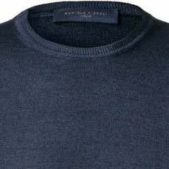 Beste Bewertungen von 🥰 DANIELE FIESOLI Pullover 0002/24 Merinowolle, Nachtblau ✨ -Pullover & Strickjacken Verkäufe 350396 norm2