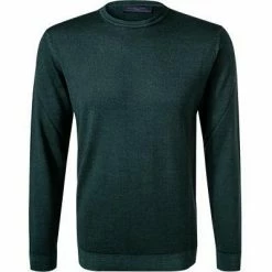 Am billigsten 👏 DANIELE FIESOLI Pullover 0002/45 Merinowolle, Flaschengrün 😀