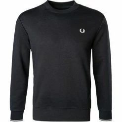 Angebote ⭐ Fred Perry Sweatshirt M7535/248 Baumwolle, Navy 🧨