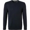 Auslauf 🥰 BOSS Pullover Kontreal 50434315/404 Wolle, Dunkelblau 🧨 -Pullover & Strickjacken Verkäufe 351322 norm