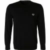 Brandneu 🥰 Fred Perry Pullover K9601/102 Wolle-Baumwolle, Schwarz 😉 -Pullover & Strickjacken Verkäufe 351938 norm
