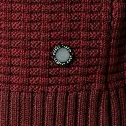 Budget ⌛ Pierre Cardin Pullover 55740/000/02543/5200 Modern Fit, Baumwolle, Weinrot meliert, Weinrot 🥰 -Pullover & Strickjacken Verkäufe 352884 norm3