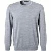 Bester Verkauf 🔔 Maerz Pullover 470500/544 Modern Fit, Merinowolle, Grau meliert, Grau 🎁 -Pullover & Strickjacken Verkäufe 353221 norm