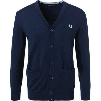 Aktion 😍 Fred Perry Cardigan K9551/608 Wolle, Navy 🤩 3 Aktion 😍 Fred Perry Cardigan K9551/608 Wolle, Navy 🤩