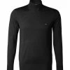 Coupon ❤️ Calvin Klein Pullover K10K102736/BEH Stehkragenpullover, Wolle, Schwarz 🥰