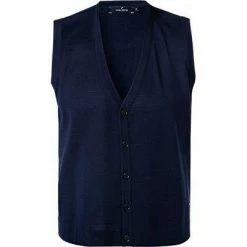 Am billigsten 😉 Daniel Hechter V-Pullunder 65045/102821/690 Strickweste, Wolle, Nachtblau ❤️