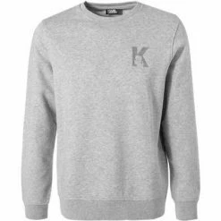 Schlussverkauf 🎁 KARL LAGERFELD Sweatshirt 705890/0/500900/941 Baumwolle, Hellgrau meliert, Hellgrau 🛒
