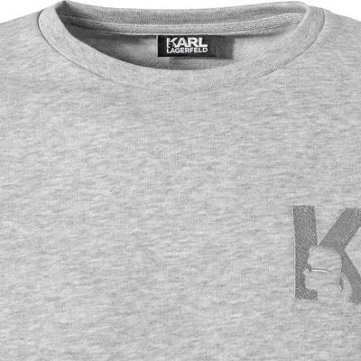 Schlussverkauf 🎁 KARL LAGERFELD Sweatshirt 705890/0/500900/941 Baumwolle, Hellgrau meliert, Hellgrau 🛒 4 Schlussverkauf 🎁 KARL LAGERFELD Sweatshirt 705890/0/500900/941 Baumwolle, Hellgrau meliert, Hellgrau 🛒 – Bild 2