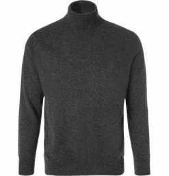 Bestpreis 🎁 Cipriani Pullover BL40/8214/WM-075 Stehkragenpullover, Reines Kaschmir, Anthrazit 🎁