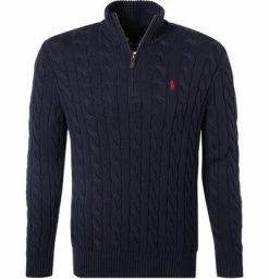 Bestes Angebot 🤩 Polo Ralph Lauren Pullover 710810841/001 Troyer, Baumwolle, Navy, Marine 🎁