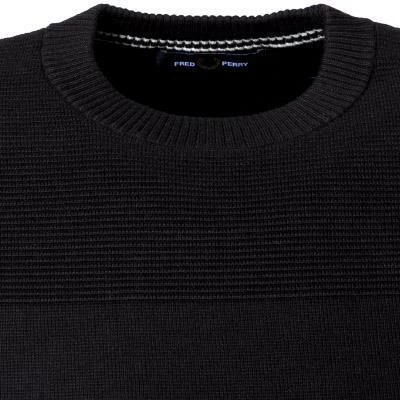 Großhandel 🎁 Fred Perry Pullover K9541/102 Baumwolle, Schwarz 🛒 4 Großhandel 🎁 Fred Perry Pullover K9541/102 Baumwolle, Schwarz 🛒 – Bild 2