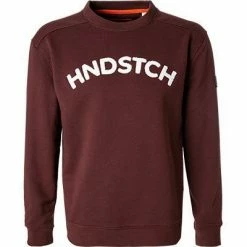 Bester Verkauf ❤️ handstich Sweatshirt Filip-P 51/2021/5016/489 Baumwolle, Dunkelbraun 🧨