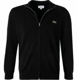 Angebote 🔥 LACOSTE Strickjacke AH1957/031 Cardigan, Baumwolle, Schwarz 🎁