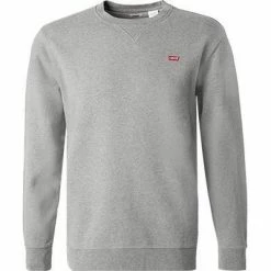 Besorgen 😍 Levi's® Sweatshirt 35909/0002 Baumwolle, Grau meliert, Grau 😉