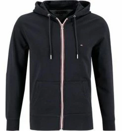 Bestpreis 🎁 Tommy Hilfiger Sweatjacke MW0MW08666/DW5 Bio Baumwolle, Dunkelblau 🌟