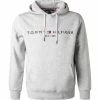 Brandneu 🌟 Tommy Hilfiger Hoodie MW0MW10752/501 Baumwolle, Grau, Hellgrau 👏