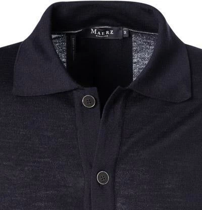 Brandneu ✨ Maerz Cardigan 502300/399 Merinowolle, Marine 🎁 5 Brandneu ✨ Maerz Cardigan 502300/399 Merinowolle, Marine 🎁 – Bild 3