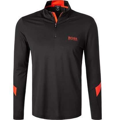 Schlussverkauf 🧨 BOSS Sweatjacke Piraq 50451212/001 Zip-Shirt, Slim Fit, Mikrofaser atmungsaktiv, Schwarz 🧨 3 Schlussverkauf 🧨 BOSS Sweatjacke Piraq 50451212/001 Zip-Shirt, Slim Fit, Mikrofaser atmungsaktiv, Schwarz 🧨 – Bild 2