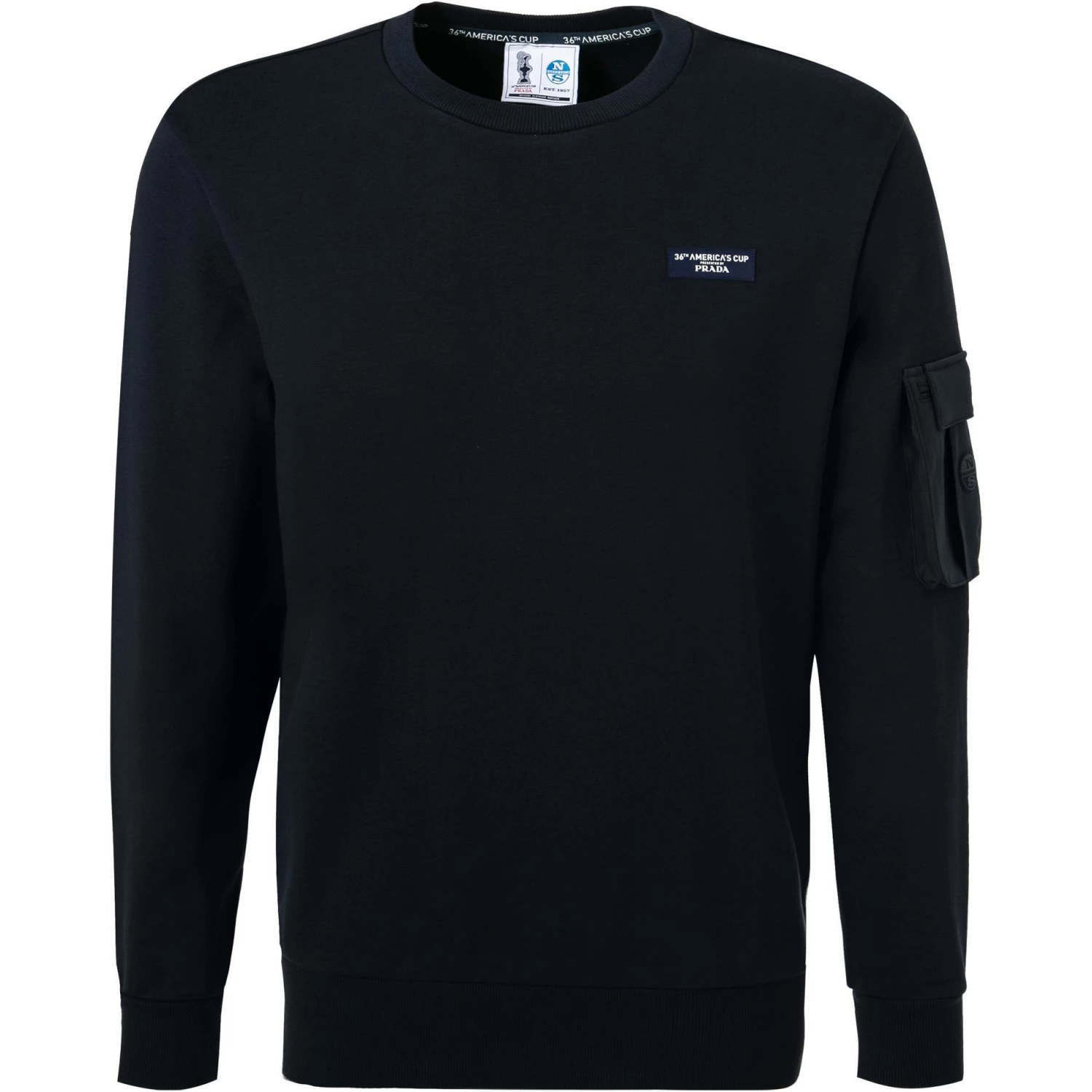 Schlussverkauf 💯 NORTH SAILS Pullover 451011-000/0802 Sweatshirt, Kollektion by Prada, Baumwolle, Dunkelblau, Navy ⌛ 3 Schlussverkauf 💯 NORTH SAILS Pullover 451011-000/0802 Sweatshirt, Kollektion by Prada, Baumwolle, Dunkelblau, Navy ⌛