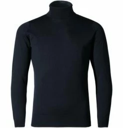 Neu 🛒 John Smedley Rollkragen Cherwell midnight Rollkragenpullover, Slim Fit, Merino Extrafine, Nachtblau ⌛