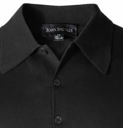 Coupon ⭐ John Smedley Polo Pullover Finchley black Easy Fit, Sea Island Cotton, Schwarz ❤️ -Pullover & Strickjacken Verkäufe 36292 norm2