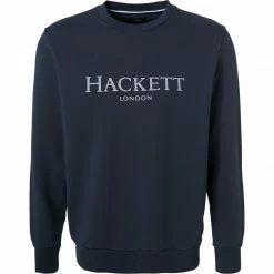 Bestes Angebot 👏 HACKETT Sweatshirt HM580877/5EZ Classic Fit, Baumwolle, Navy 🧨