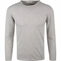 Bestes Angebot 🤩 DANIELE FIESOLI Pullover 0325/10 Ägyptische Baumwolle, Grau, Grau meliert 😀 -Pullover & Strickjacken Verkäufe 364035 norm