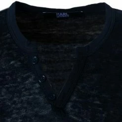 Top 10 🎉 KARL LAGERFELD Pullover 655037/0/511305/690 Longsleeve, Reines Leinen, Nachtblau ✔️ -Pullover & Strickjacken Verkäufe 364848 norm2