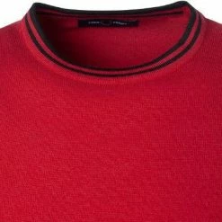 Brandneu 🥰 Fred Perry Pullover K9601/M46 Wolle-Baumwolle, Kirschrot, Rot ❤️ -Pullover & Strickjacken Verkäufe 365234 norm2